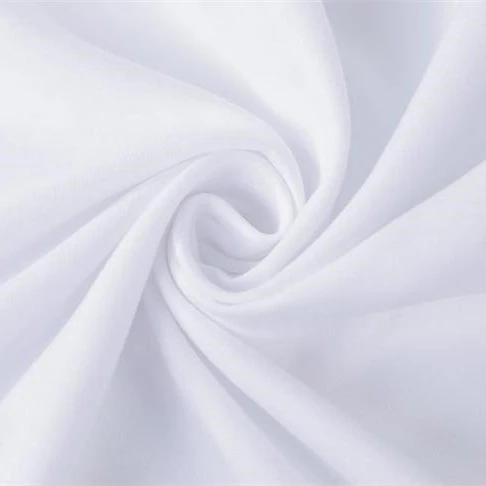 Bleached Polyester Bedsheet Fabric